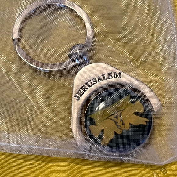 Keychain key ring Jerusalem shalom - Picture 7 of 8